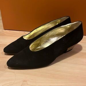 Vintage‎ 90’s Pancaldi black heels 7.5